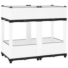 Plantenbak Verhoogd Polypropeen 80 x 40 x 71 cm Wit
