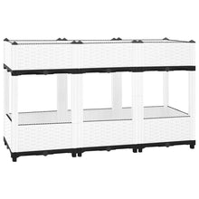 Plantenbak Verhoogd Polypropeen 120 x 40 x 71 cm Wit