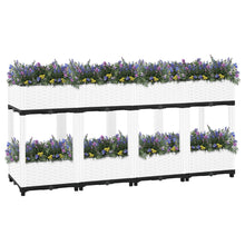 Plantenbak Verhoogd Polypropeen 160 x 40 x 71 cm Wit