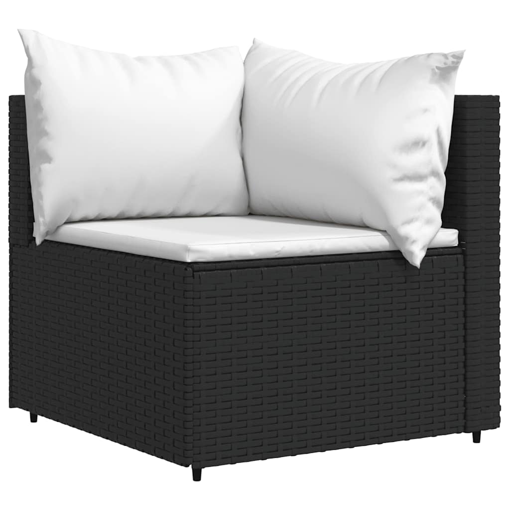 4-Delige Loungeset Met Kussens Poly Rattan 1