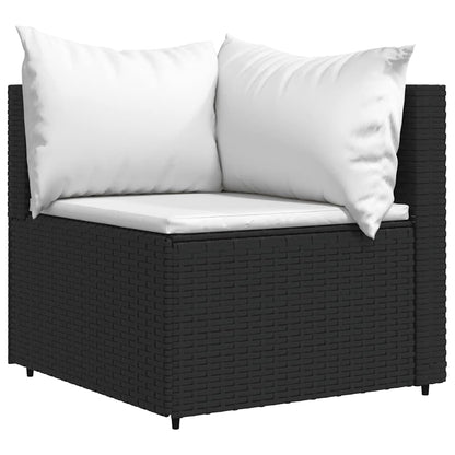 4-Delige Loungeset Met Kussens Poly Rattan 1