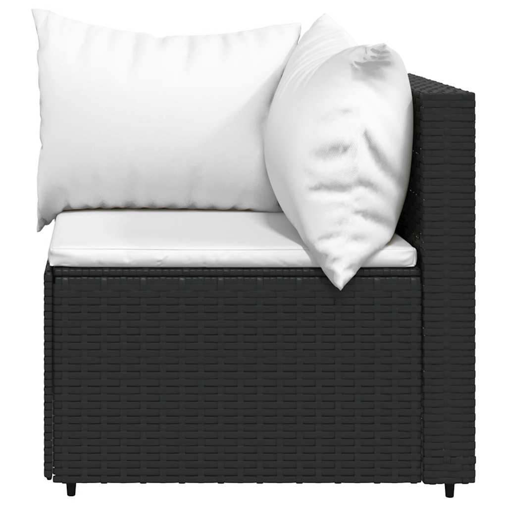 4-Delige Loungeset Met Kussens Poly Rattan 1