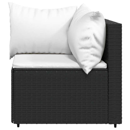 4-Delige Loungeset Met Kussens Poly Rattan 1