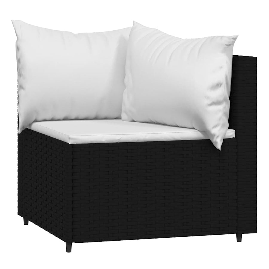 3-Delige Loungeset Met Kussens Poly Rattan 1