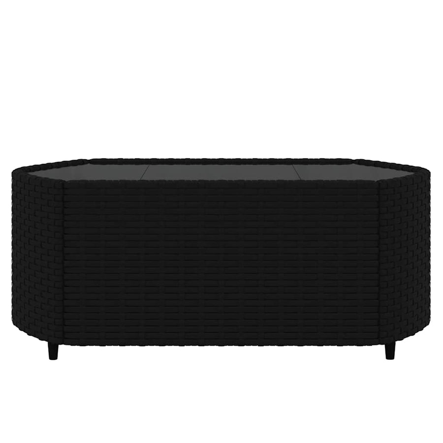 3-Delige Loungeset Met Kussens Poly Rattan 1