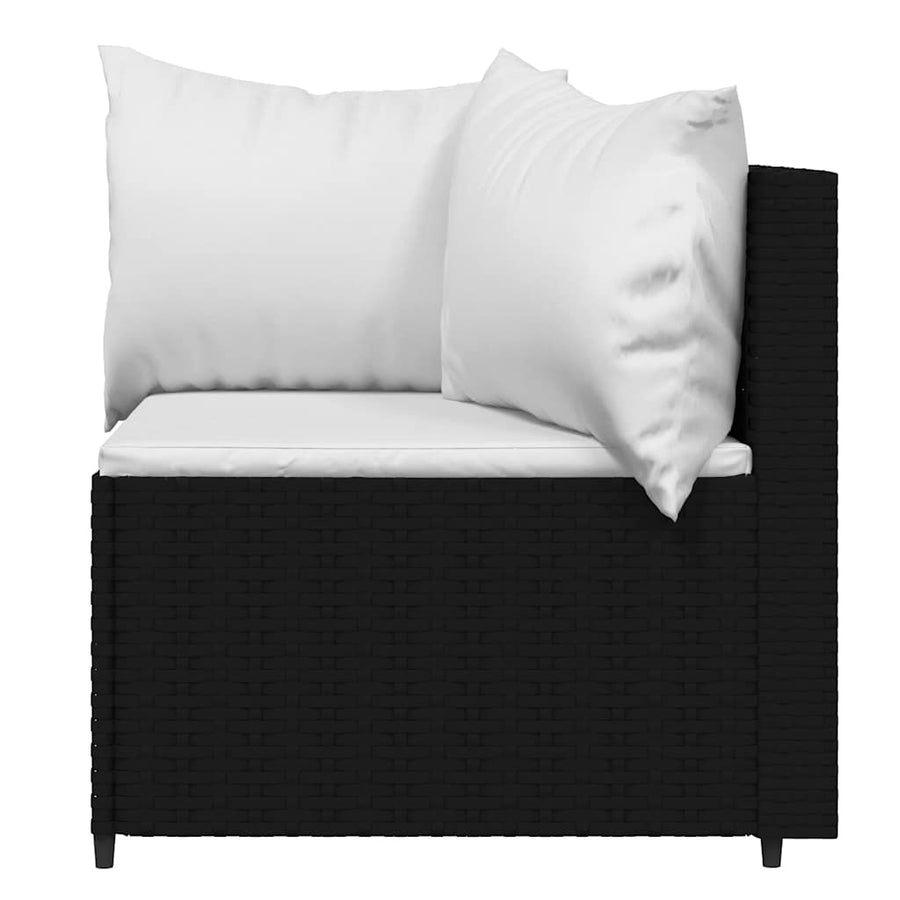 3-Delige Loungeset Met Kussens Poly Rattan 1