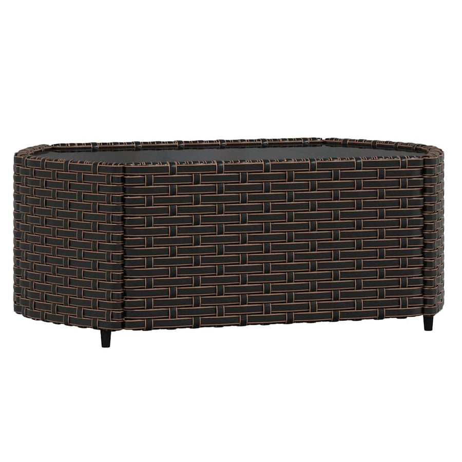 3-Delige Loungeset Met Kussens Poly Rattan 1