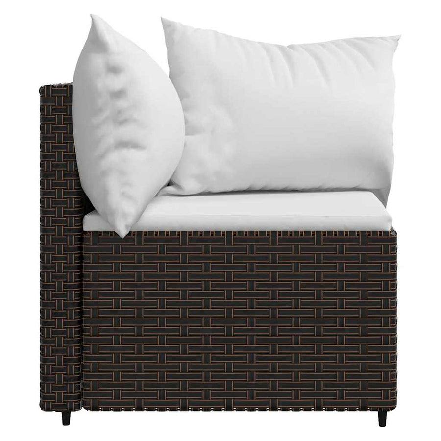 3-Delige Loungeset Met Kussens Poly Rattan 1