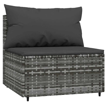 3-Delige Loungeset Met Kussens Poly Rattan 1
