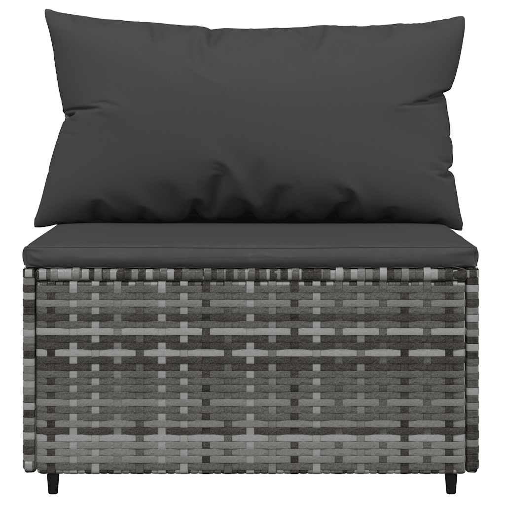 3-Delige Loungeset Met Kussens Poly Rattan 1
