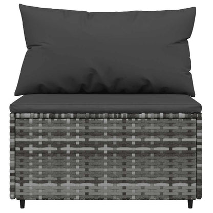 3-Delige Loungeset Met Kussens Poly Rattan 1