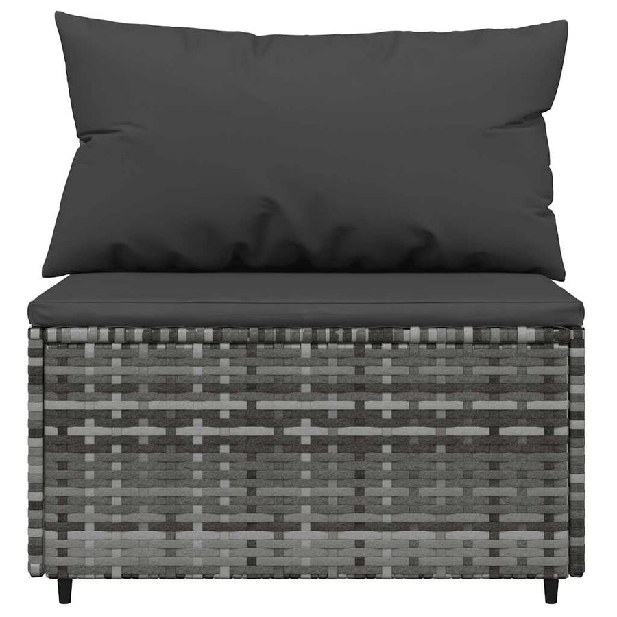 3-Delige Loungeset Met Kussens Poly Rattan 1