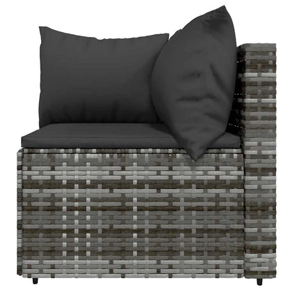 3-Delige Loungeset Met Kussens Poly Rattan 1