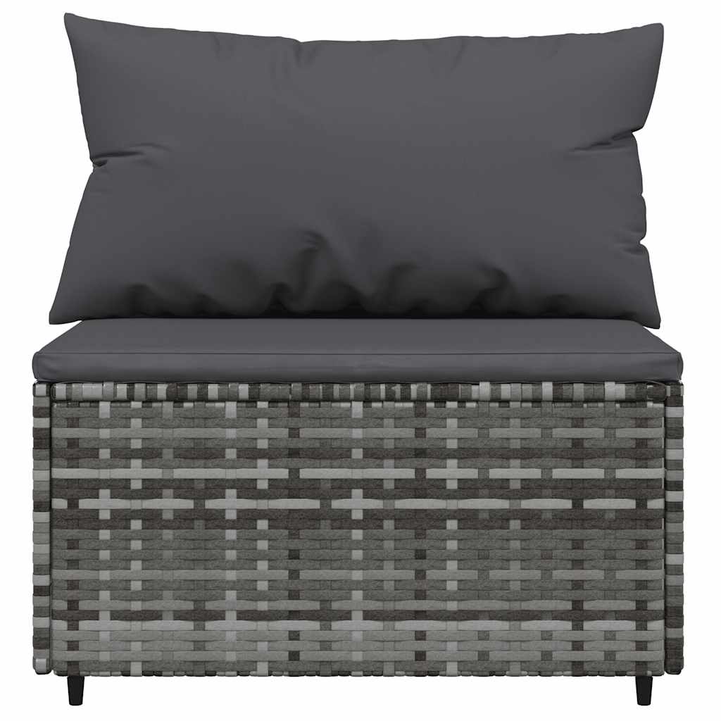 3-Delige Loungeset Met Kussens Poly Rattan 1