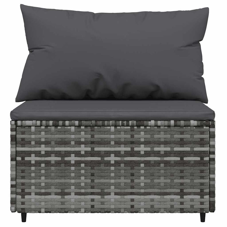 3-Delige Loungeset Met Kussens Poly Rattan 1