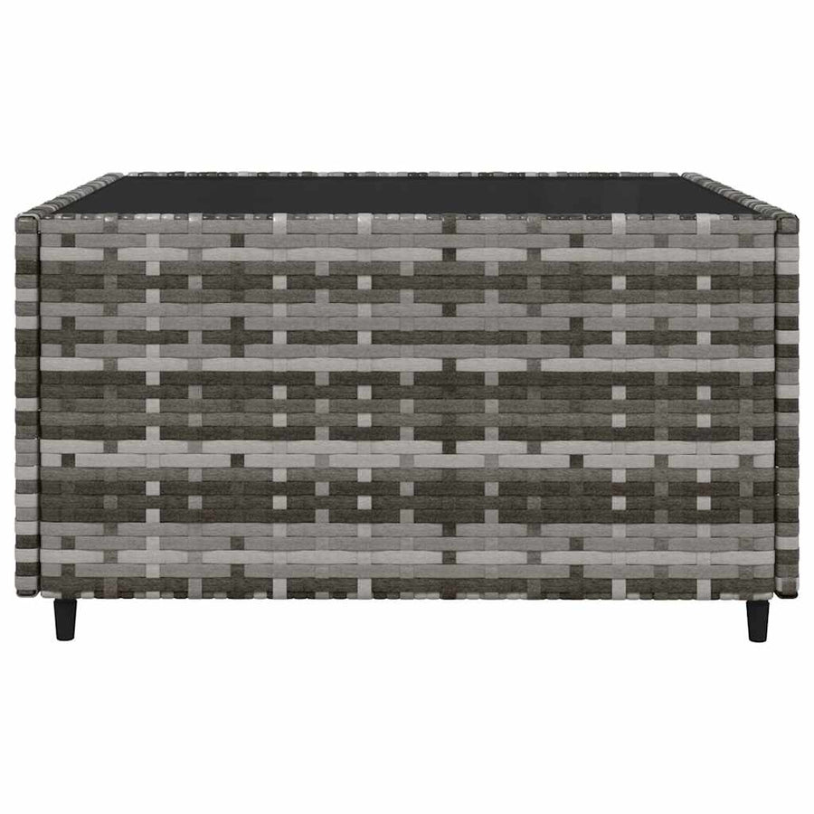 3-Delige Loungeset Met Kussens Poly Rattan 1
