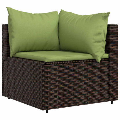 4-Delige Loungeset Met Kussens Poly Rattan 1