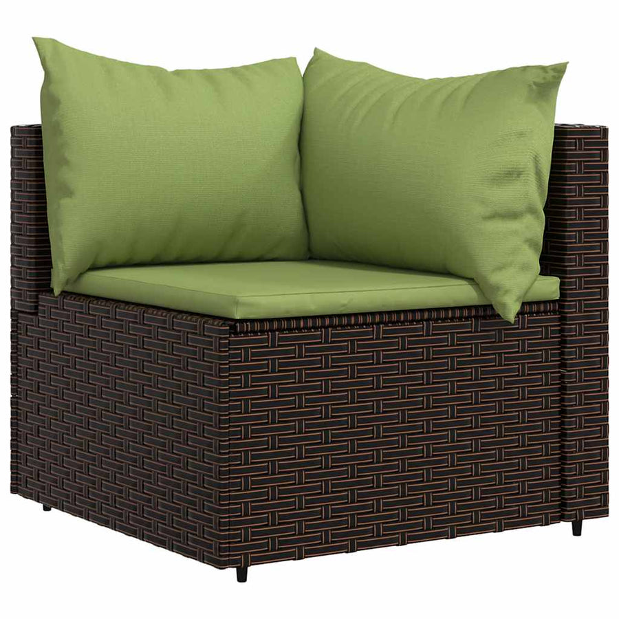 4-Delige Loungeset Met Kussens Poly Rattan 1