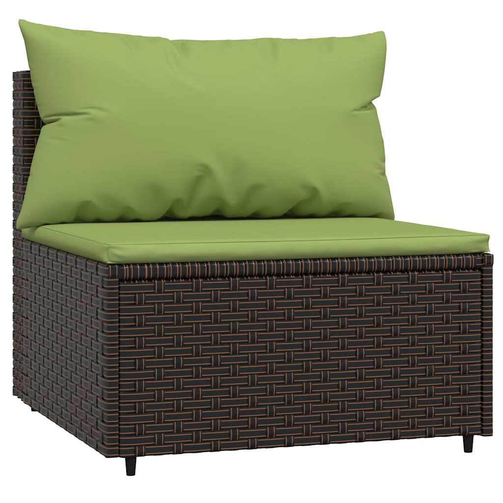 4-Delige Loungeset Met Kussens Poly Rattan 1