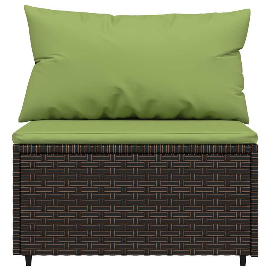 4-Delige Loungeset Met Kussens Poly Rattan 1