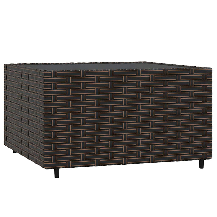 4-Delige Loungeset Met Kussens Poly Rattan 1