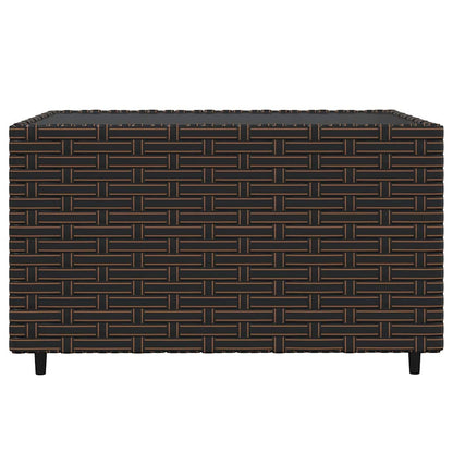 4-Delige Loungeset Met Kussens Poly Rattan 1