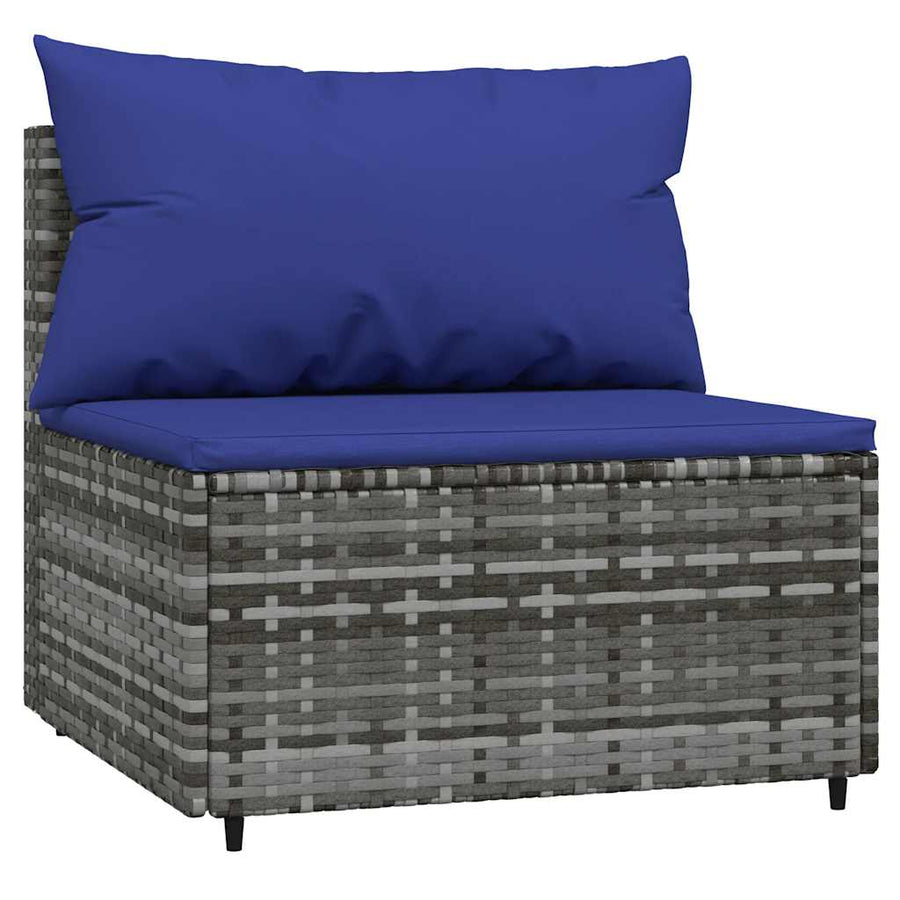 3-Delige Loungeset Met Kussens Poly Rattan 1