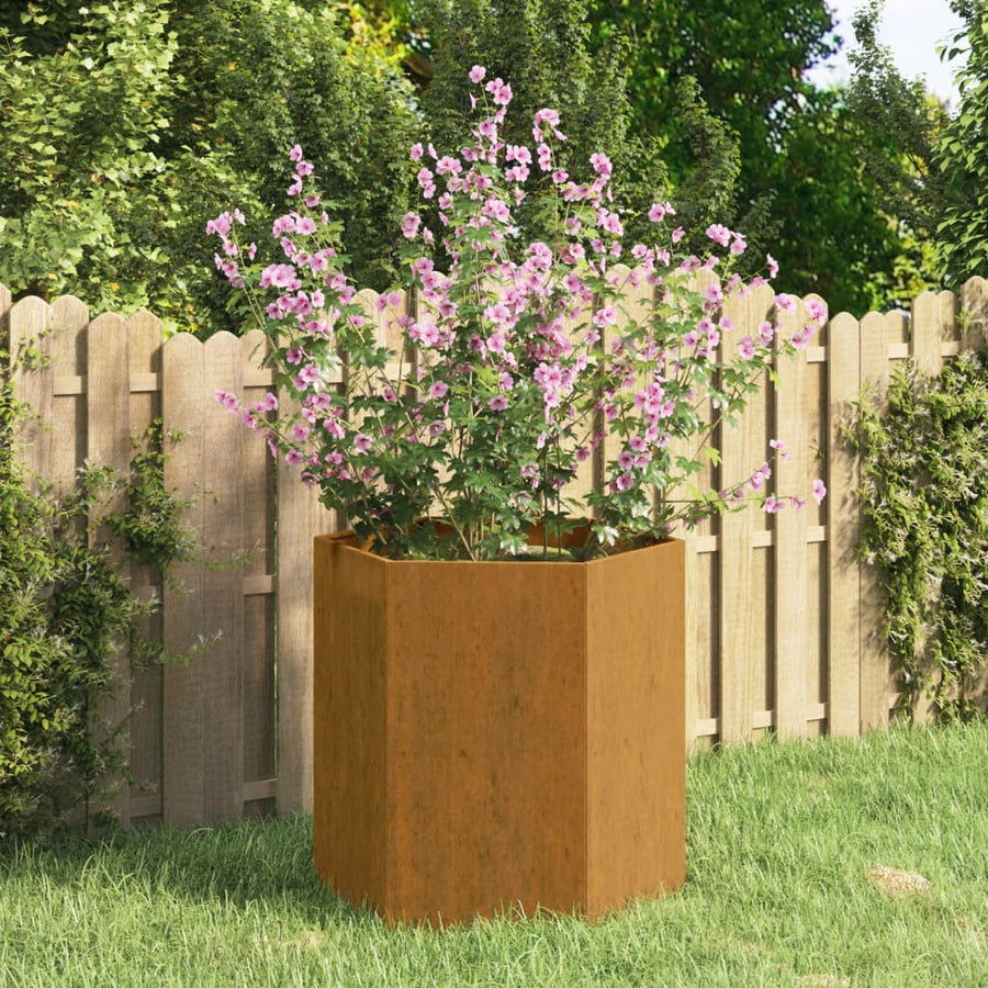 Plantenbak Roestig 40X40X45 Cm Cortenstaal