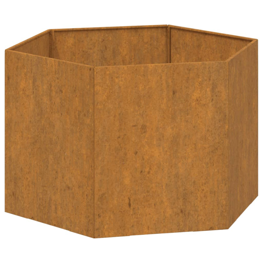 Plantenbak Roestig 60X60X45 Cm Cortenstaal