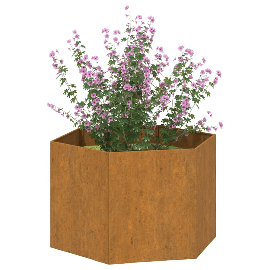 Plantenbak Roestig 60X60X45 Cm Cortenstaal