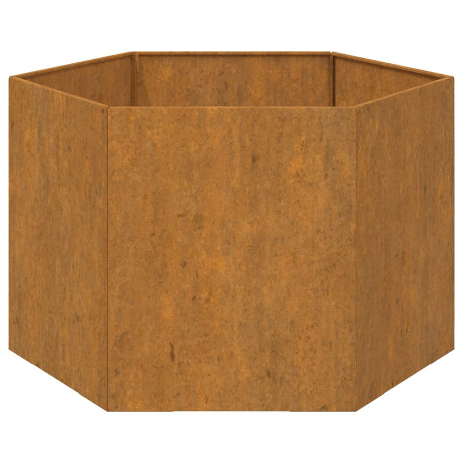 Plantenbak Roestig 60X60X45 Cm Cortenstaal