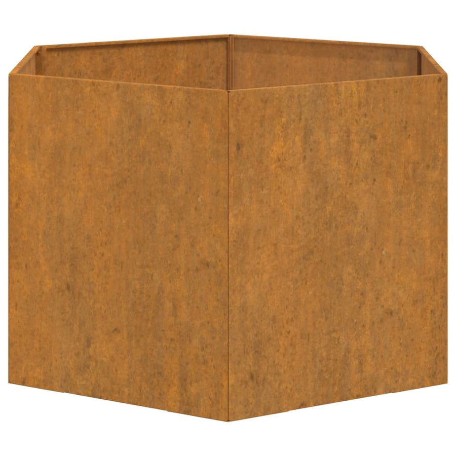 Plantenbak Roestig 60X60X45 Cm Cortenstaal