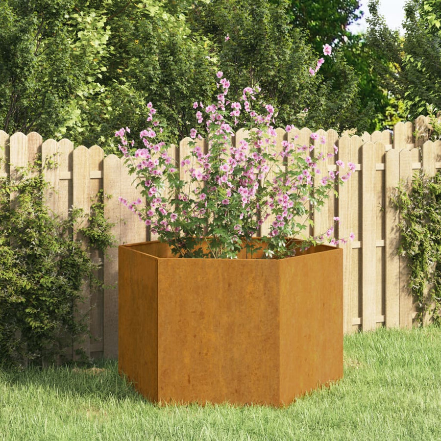 Plantenbak Roestig 60X60X45 Cm Cortenstaal