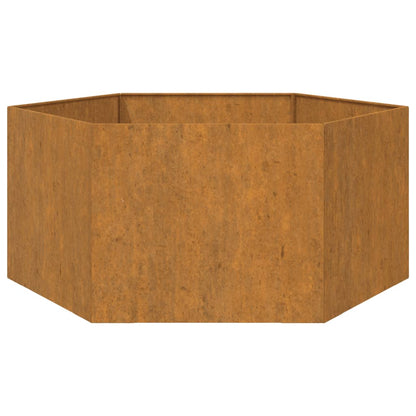 Plantenbak Roestig Cortenstaal 90 x 90 x 45 cm