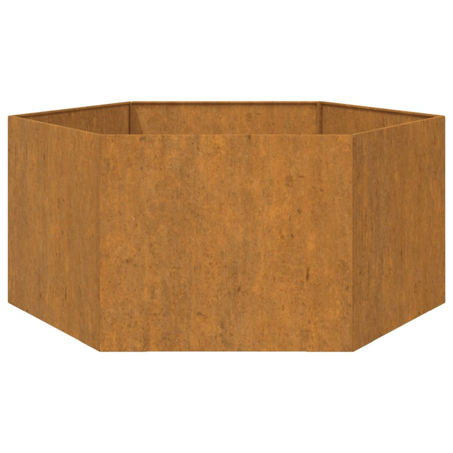 Plantenbak Roestig Cortenstaal 90 x 90 x 45 cm