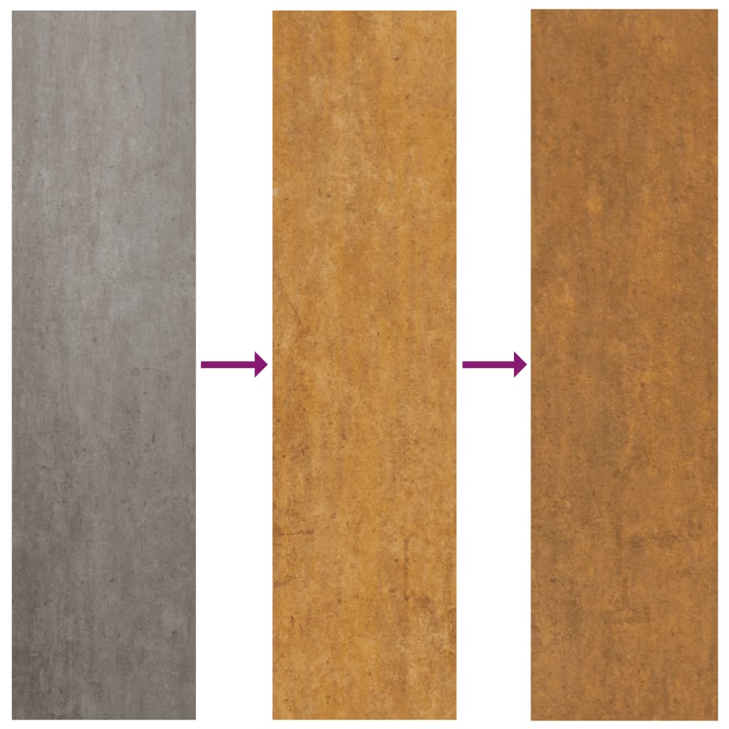 Plantenbak Roestig Cortenstaal 90 x 90 x 45 cm