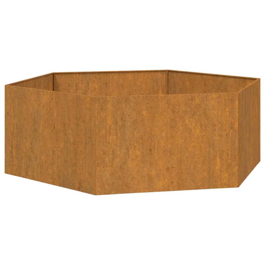 Plantenbak Roestig 138X120X45 Cm Cortenstaal