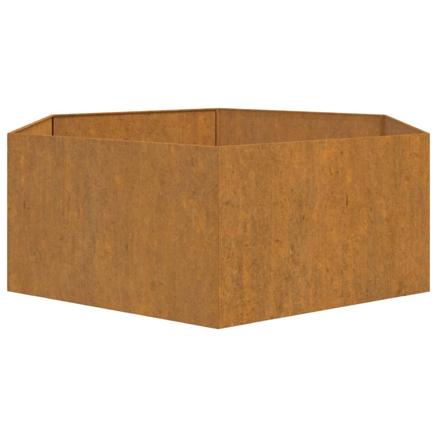 Plantenbak Roestig 138X120X45 Cm Cortenstaal