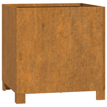 Plantenbak Met Poten Roestig 42X40X43 Cm Cortenstaal