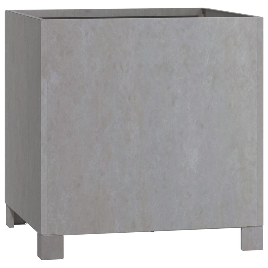 Plantenbak Met Poten Roestig 42X40X43 Cm Cortenstaal