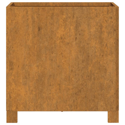 Plantenbak Met Poten Roestig 42X40X43 Cm Cortenstaal