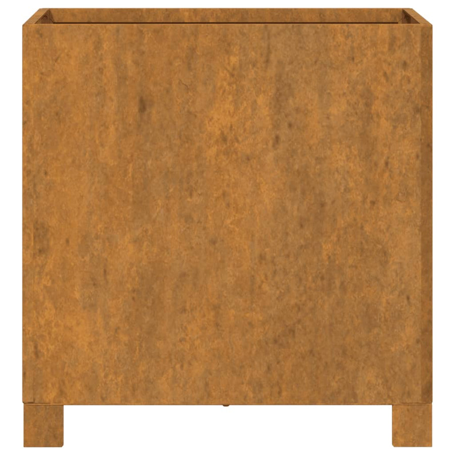 Plantenbakken Met Poten 2 St Roestig 42X40X43 Cm Cortenstaal