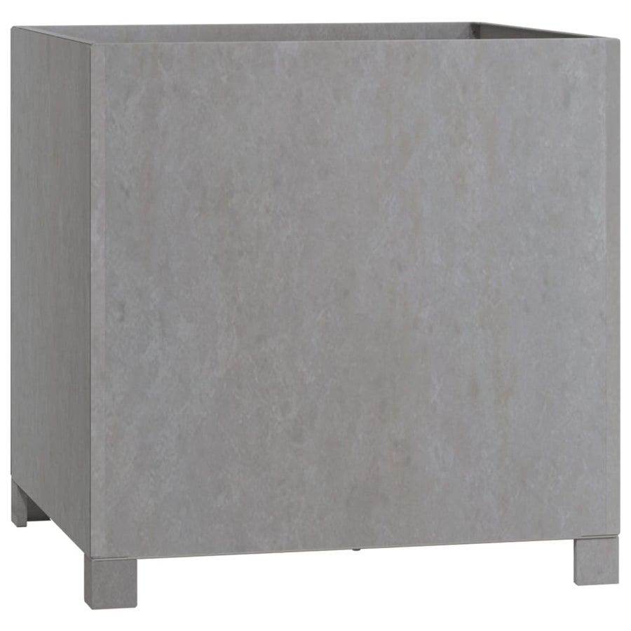Plantenbak met poten roestig 49x47x50 cm cortenstaal 1 49 x 47 x 50 cm
