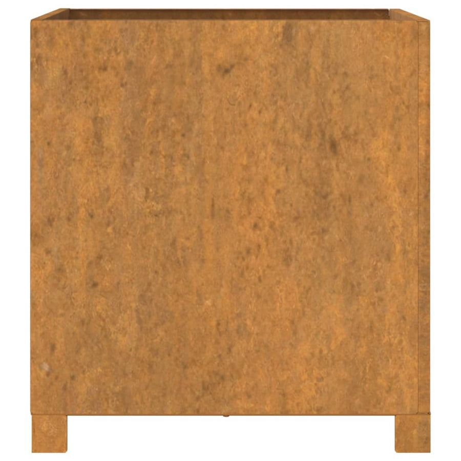 Plantenbak met poten roestig 49x47x50 cm cortenstaal 1 49 x 47 x 50 cm