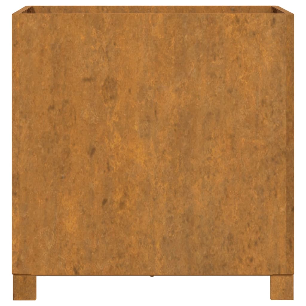 Plantenbakken Met Poten 2 St Roestig 49X47X50 Cm Cortenstaal