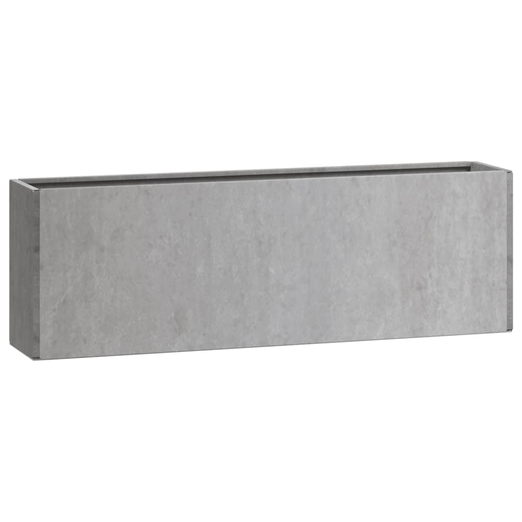 Plantenbakken Wandmontage 2 St 53X10X17 Cm Cortenstaal Roestig