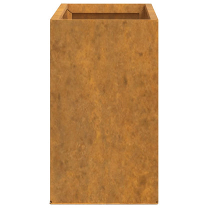 Plantenbakken Wandmontage 2 St 53X10X17 Cm Cortenstaal Roestig