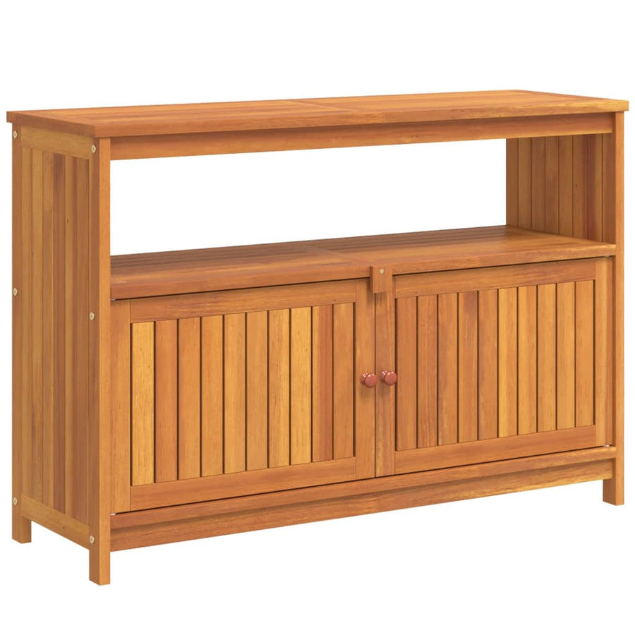 Tuinwandtafel 110x35x75 cm massief acaciahout 110 x 35 x 75 cm