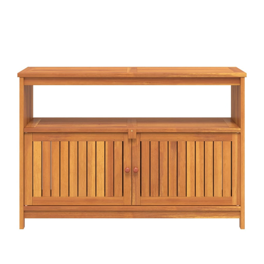 Tuinwandtafel 110x35x75 cm massief acaciahout 110 x 35 x 75 cm