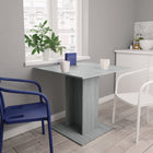 Dining table 80x80x75 cm engineered wood grey Sonoma oak colour